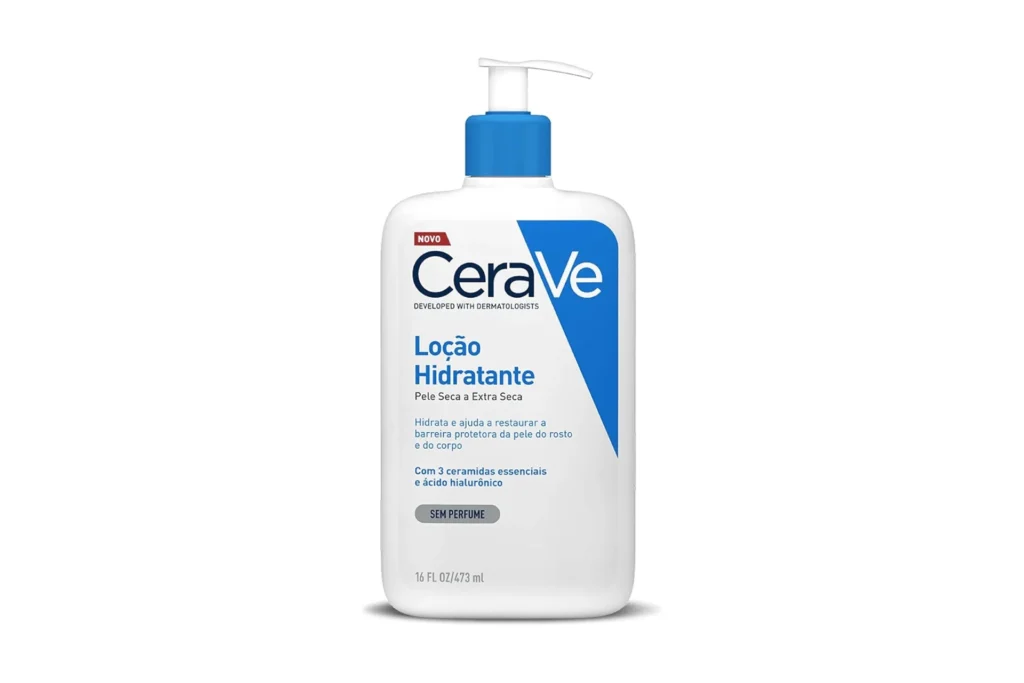 CeraVe, Loção Hidratante Corporal, com textura Fluida e Ácido Hialurônico