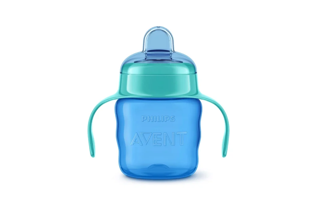 Copo De Transição Philips Avent 200ml 6m+ Azul com Alças
