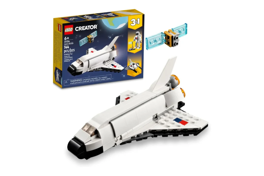 LEGO® Creator Ônibus Espacial 3em1: Nave Espacial, Astronauta e Foguete Espacial
