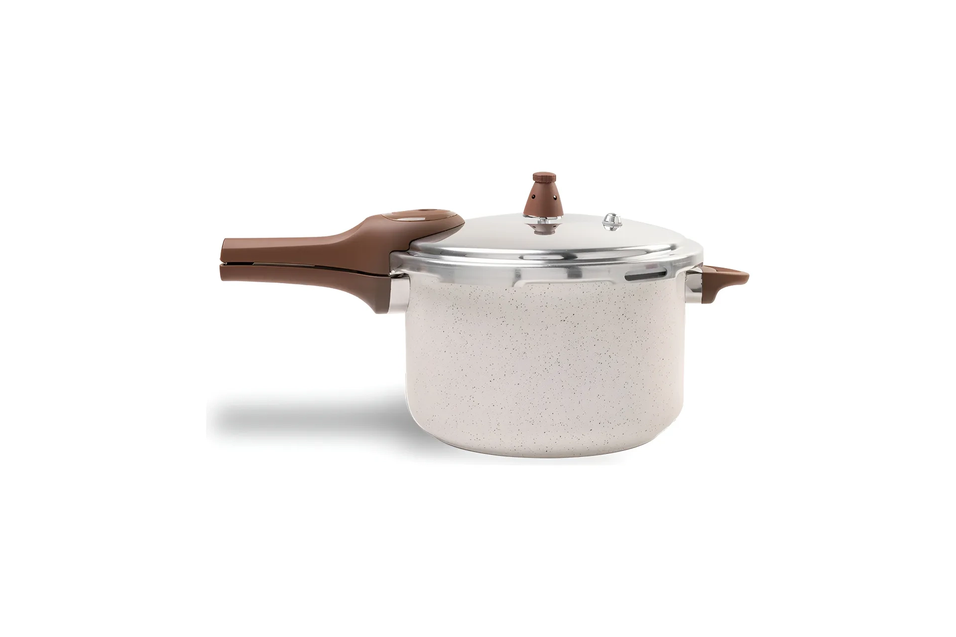 Panela Pressao Brinox 4952:103 Ceramic Pressure Indução 6,8l Vanilla
